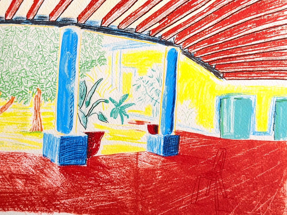 David Hockney Lithograph 'Hotel' (Numbered) - 5