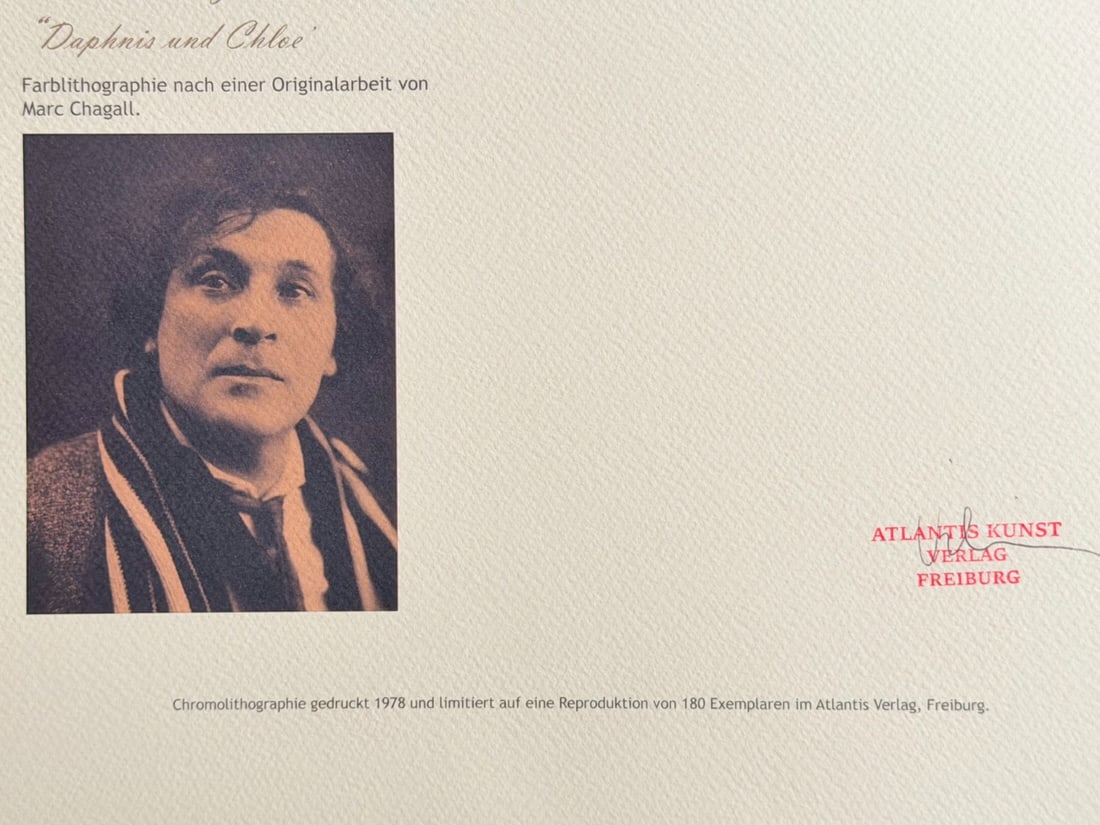 Marc Chagall Lithograph # (Numbered) - 8