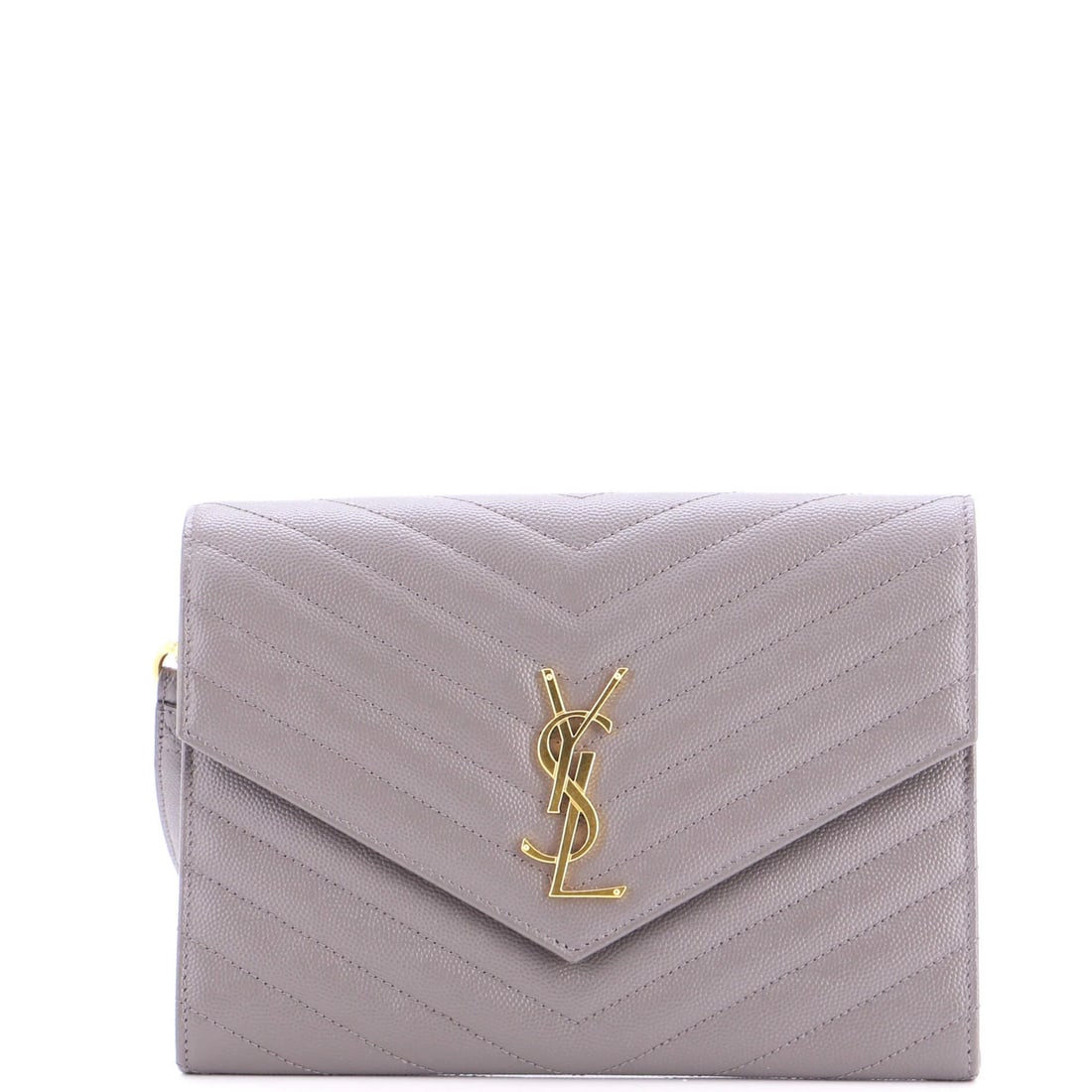 Saint Laurent Classic Monogram Envelope Wristlet Clutch in Matelasse Chevron: Saint Laurent Classic Monogram Envelope Wristlet Clutch in Matelasse Chevron Elevate your evening look with the iconic Saint Laurent Classic Monogram Envelope Wristlet Clutch, boasting sleek