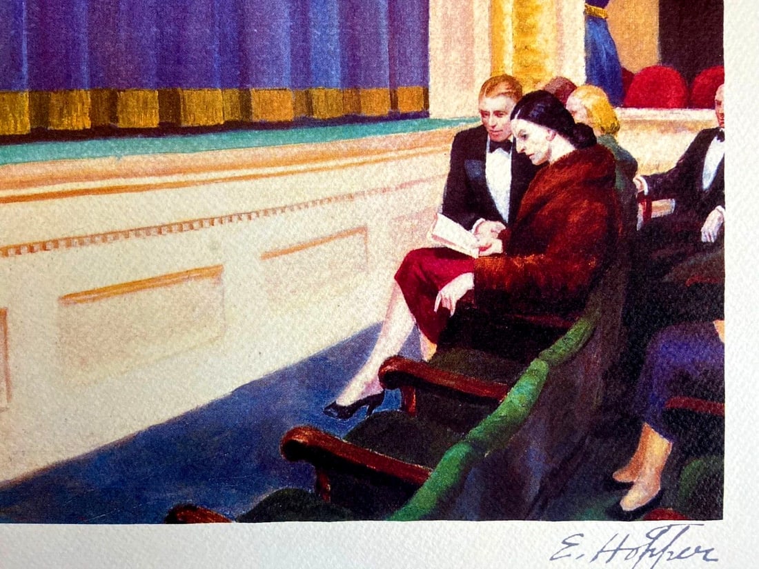 Limited Edward Hopper Lithograph Numbered - 6