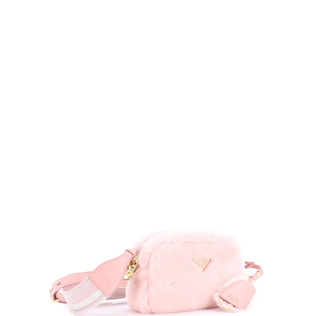 Prada Shearling Dual Strap Camera Bag - 2