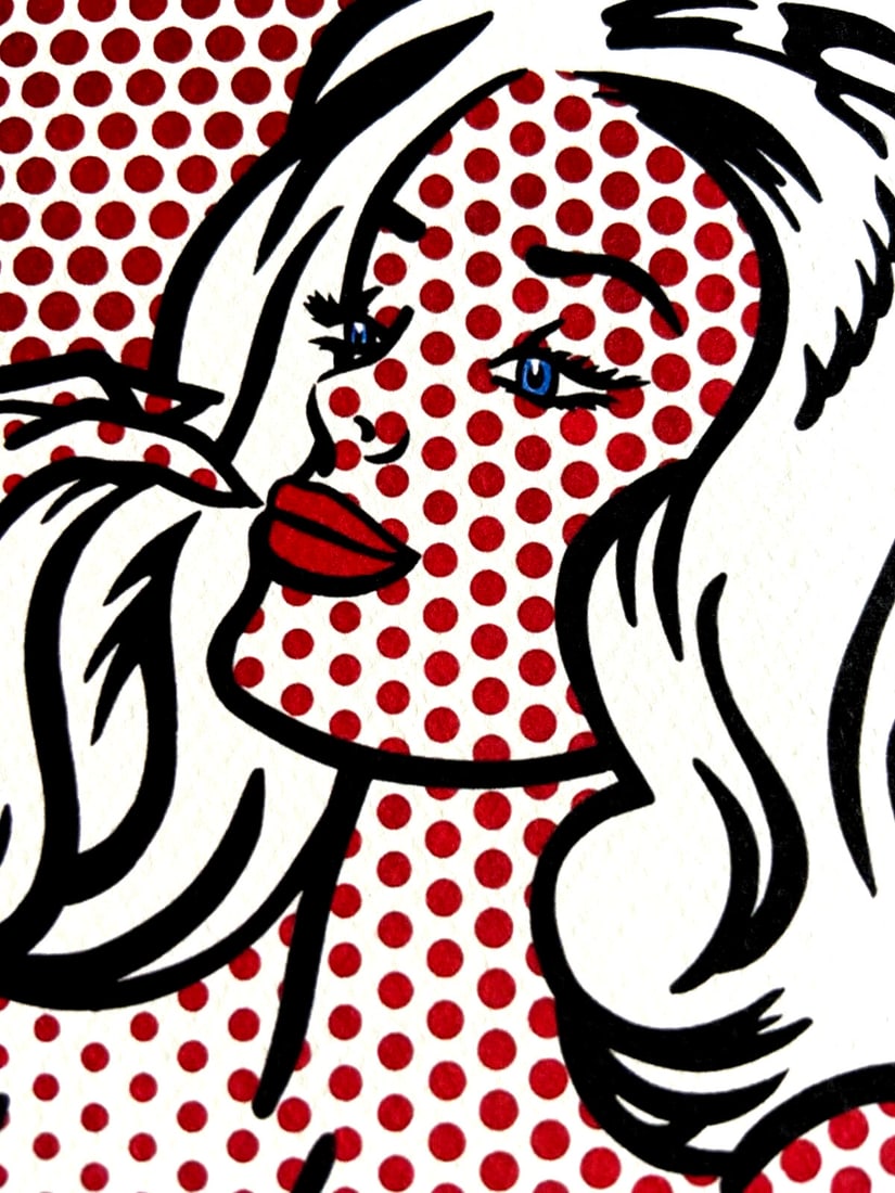 limited Roy Lichtenstein. Lithograph numbered - 6
