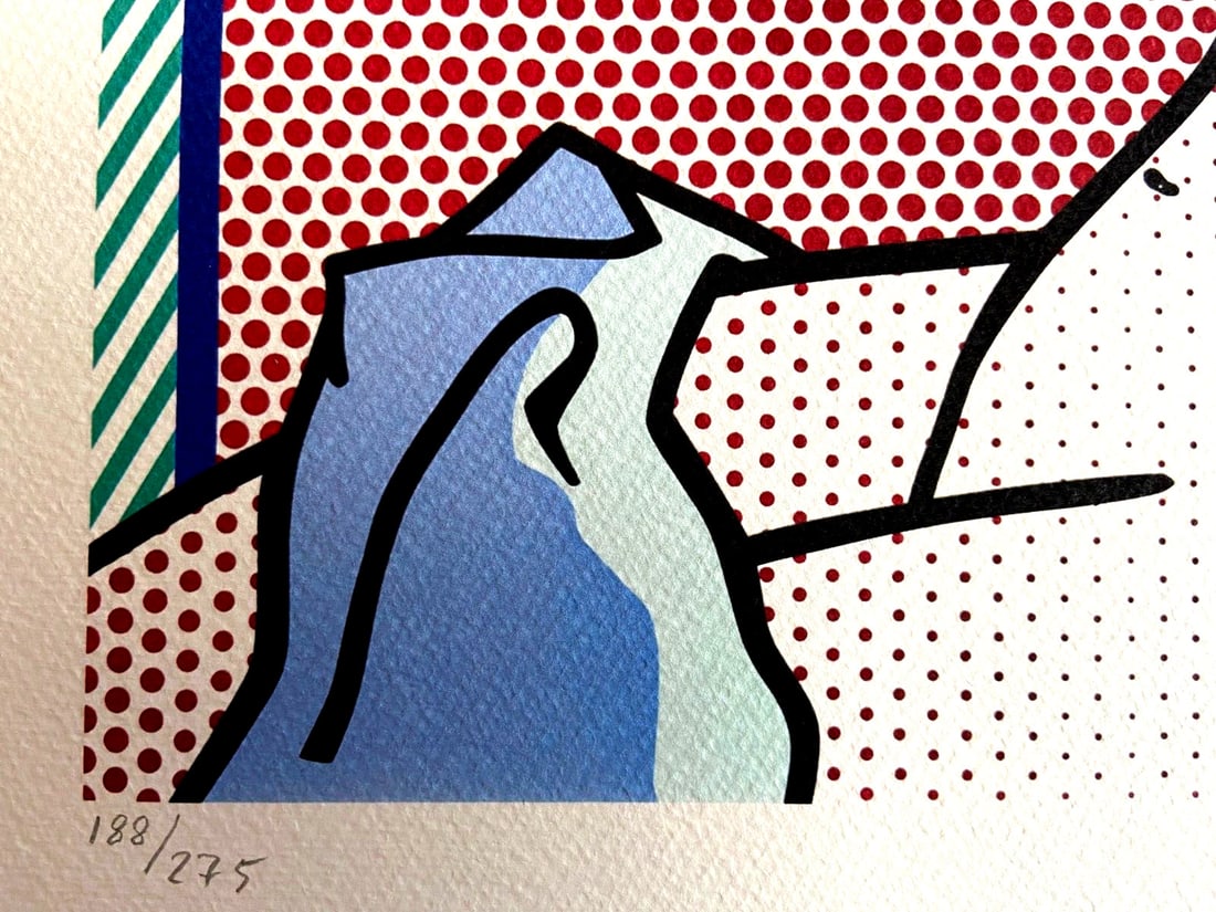 limited Roy Lichtenstein. Lithograph numbered - 7