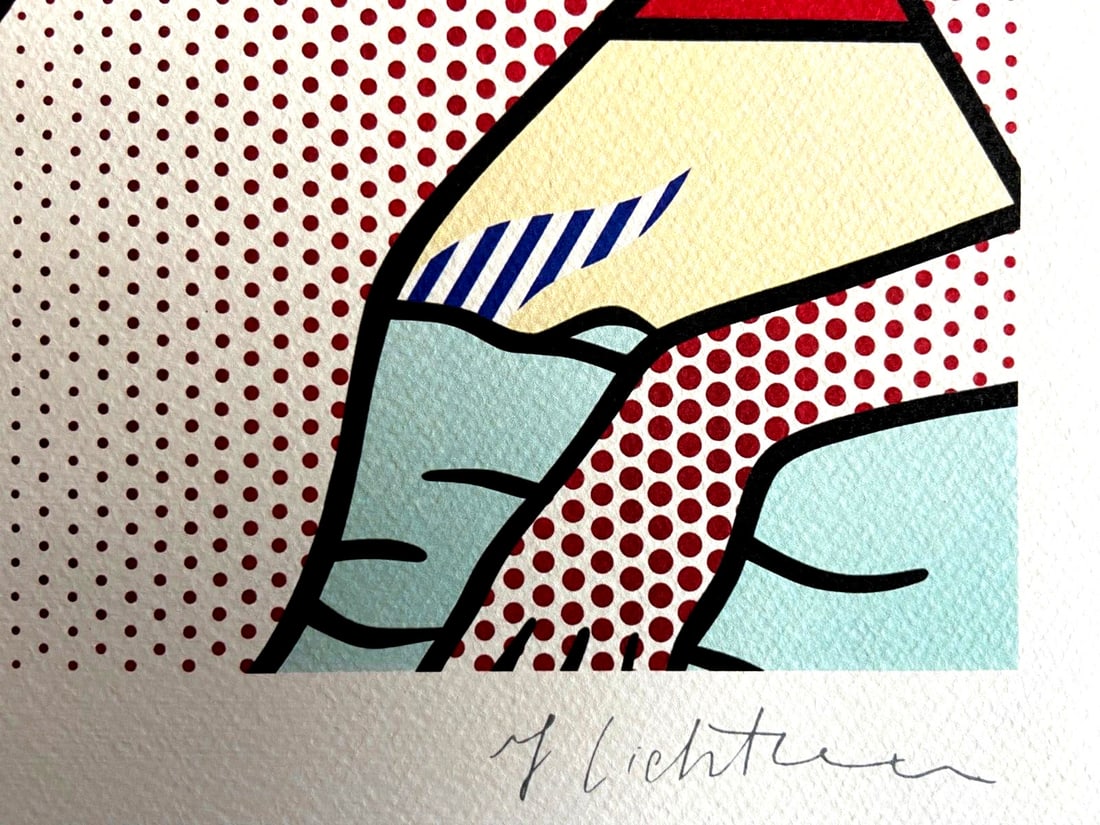 limited Roy Lichtenstein. Lithograph numbered - 8