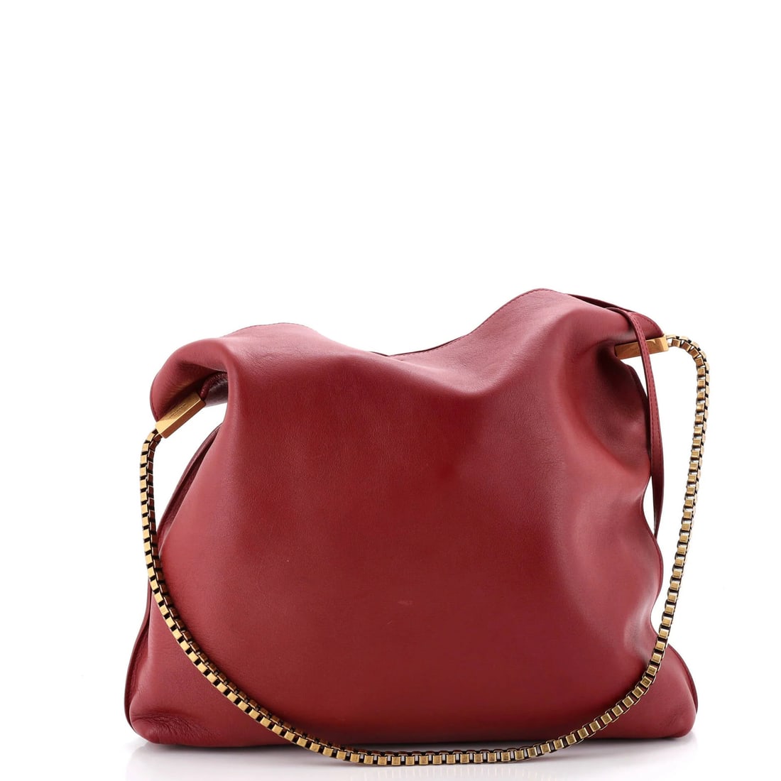 Medium Saint Laurent Suzanne Hobo Leather: Medium Saint Laurent Suzanne Hobo Leather The Saint Laurent Suzanne Hobo Leather is a stunning, medium-sized leather bag that exudes classic French chic. With its bold red exterior and sleek design,