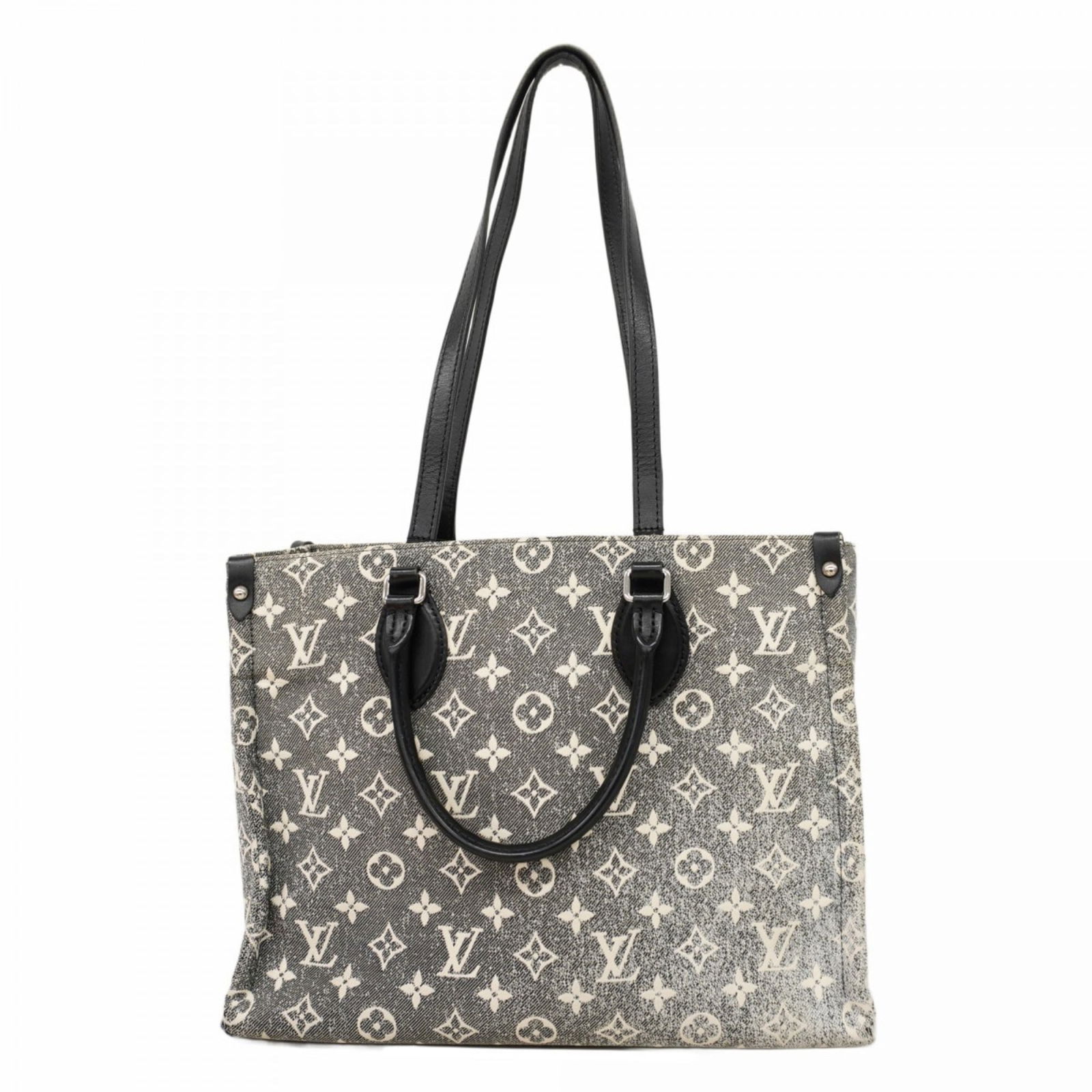 Bag Louis Vuitton Tote: Bag Louis Vuitton Tote A timeless and sophisticated accessory for the modern woman, this pre-owned Louis Vuitton tote bag boasts classic monogram pattern and sleek black color. With its spacious