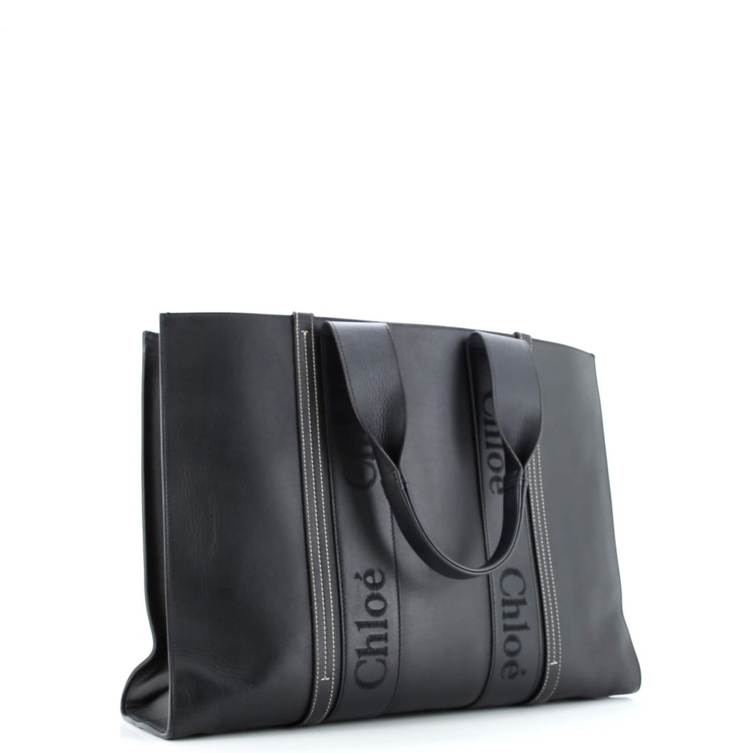 Chloe Large Leather Tote - 4