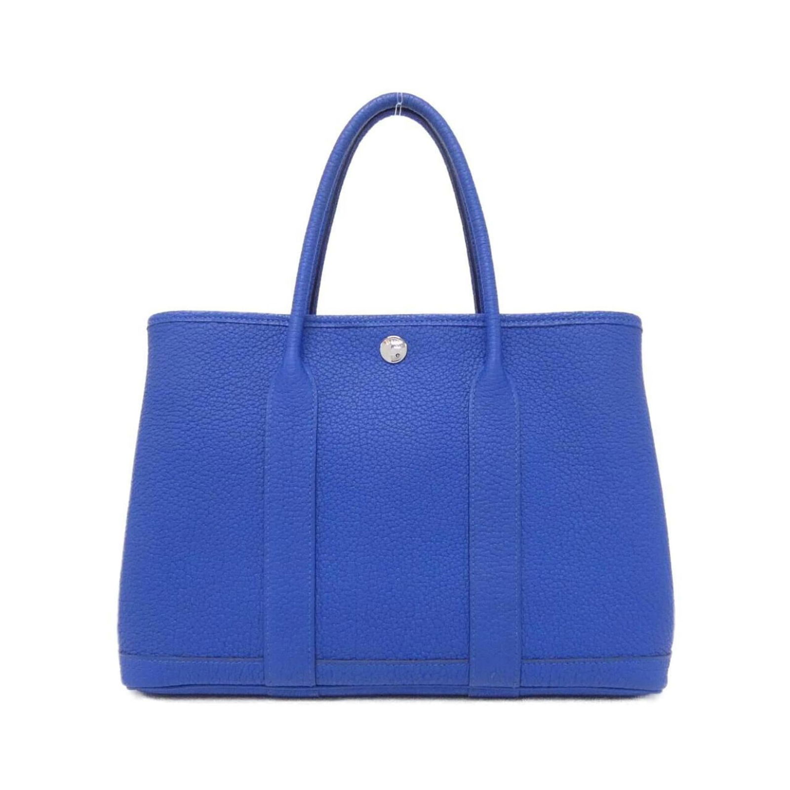Hermes Negonda Leather Handbag: Hermes Negonda Leather Handbag A stunning Hermes Negonda Leather Handbag in a beautiful blue hue, boasting the iconic brand's signature style and exceptional craftsmanship. With its classic design