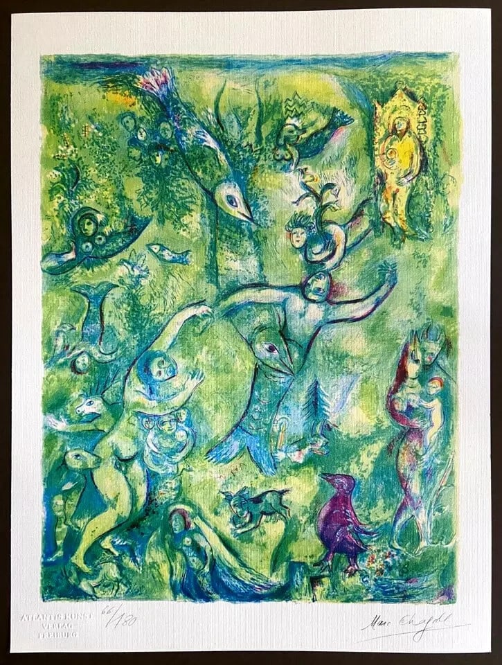 Collection Marc Chagall Lithograph Numbered - 2