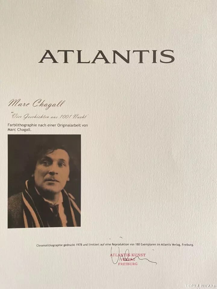 Collection Marc Chagall Lithograph Numbered - 8