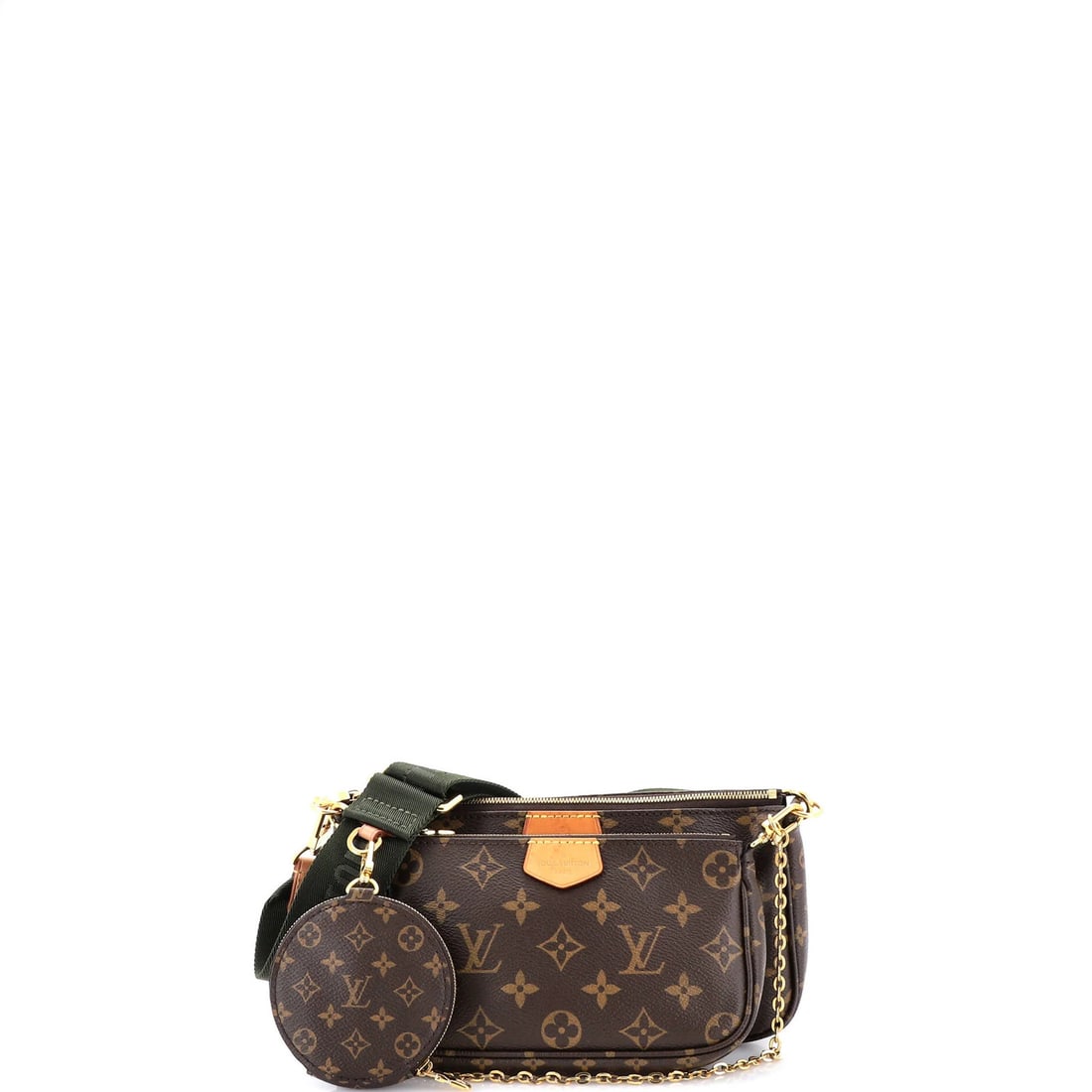Canvas Louis Vuitton Multi Pochette Accessoires Monogram: Canvas Louis Vuitton Multi Pochette Accessoires Monogram A classic Louis Vuitton Multi Pochette Accessoires Monogram canvas bag, boasting the iconic monogram pattern and timeless design. With its