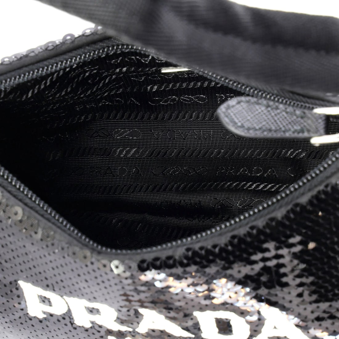 Mini Prada Re-Edition 2000 Hobo Sequins - 6