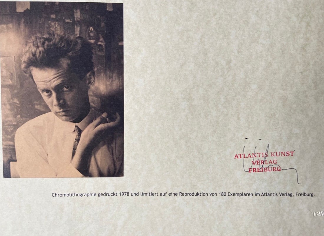 Munch Egon Schiele Lithograph Numbered . Edvard - 10