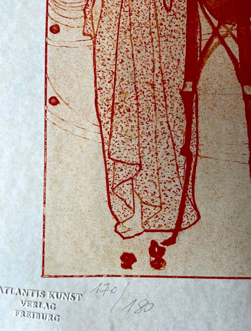 Munch Egon Schiele Lithograph Numbered . Edvard - 6