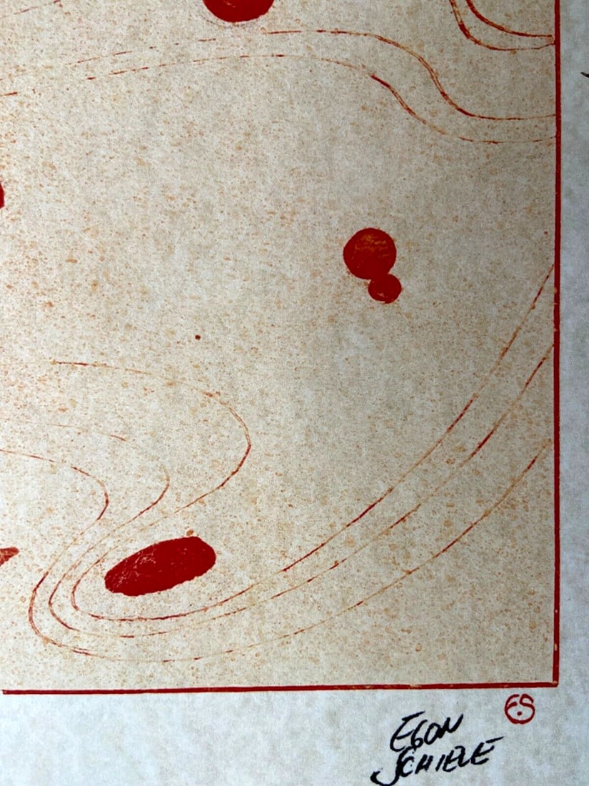 Munch Egon Schiele Lithograph Numbered . Edvard - 7