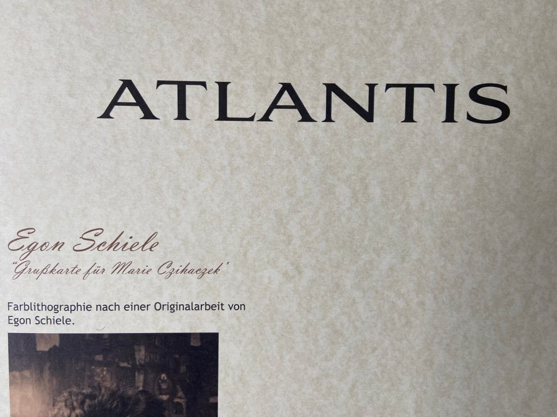 Munch Egon Schiele Lithograph Numbered . Edvard - 9