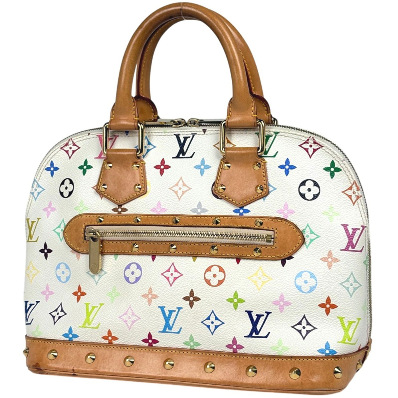 Multicolore Louis Vuitton Handbag Monogram: Multicolore Louis Vuitton Handbag Monogram A vibrant multicolore Louis Vuitton handbag with iconic monogram pattern, perfect for adding a pop of personality to any outfit. With its spacious interior a