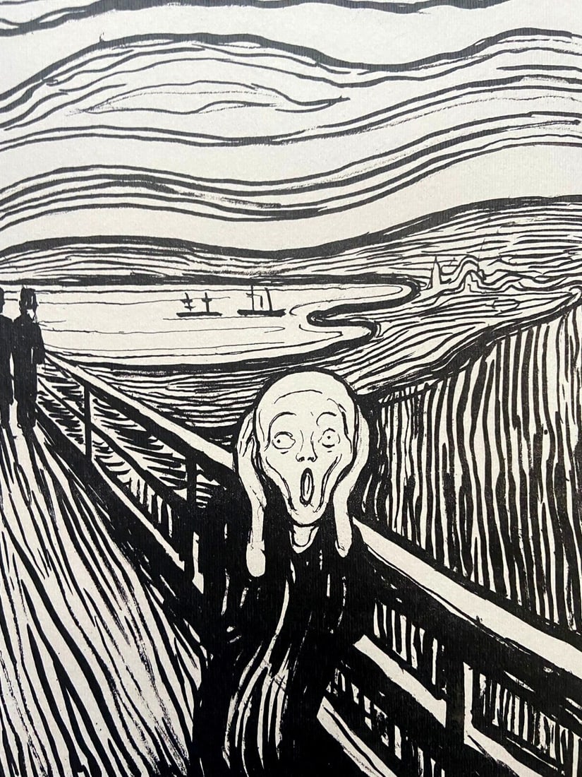 Edvard Munch Museum 'SCREAM' Lithograph - 3