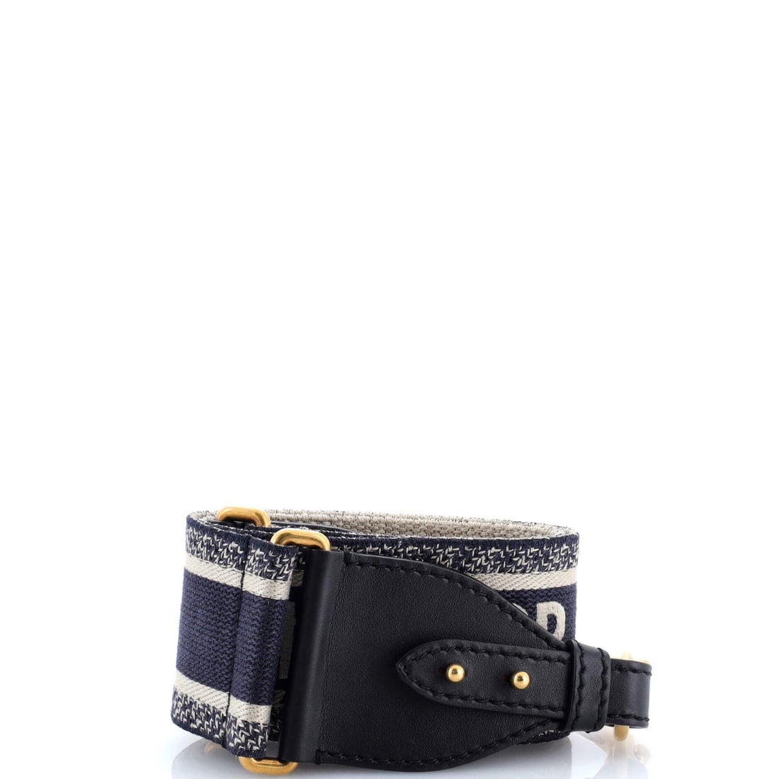 Canvas Christian Dior Logo Shoulder Strap Embroidered (1 of 3)