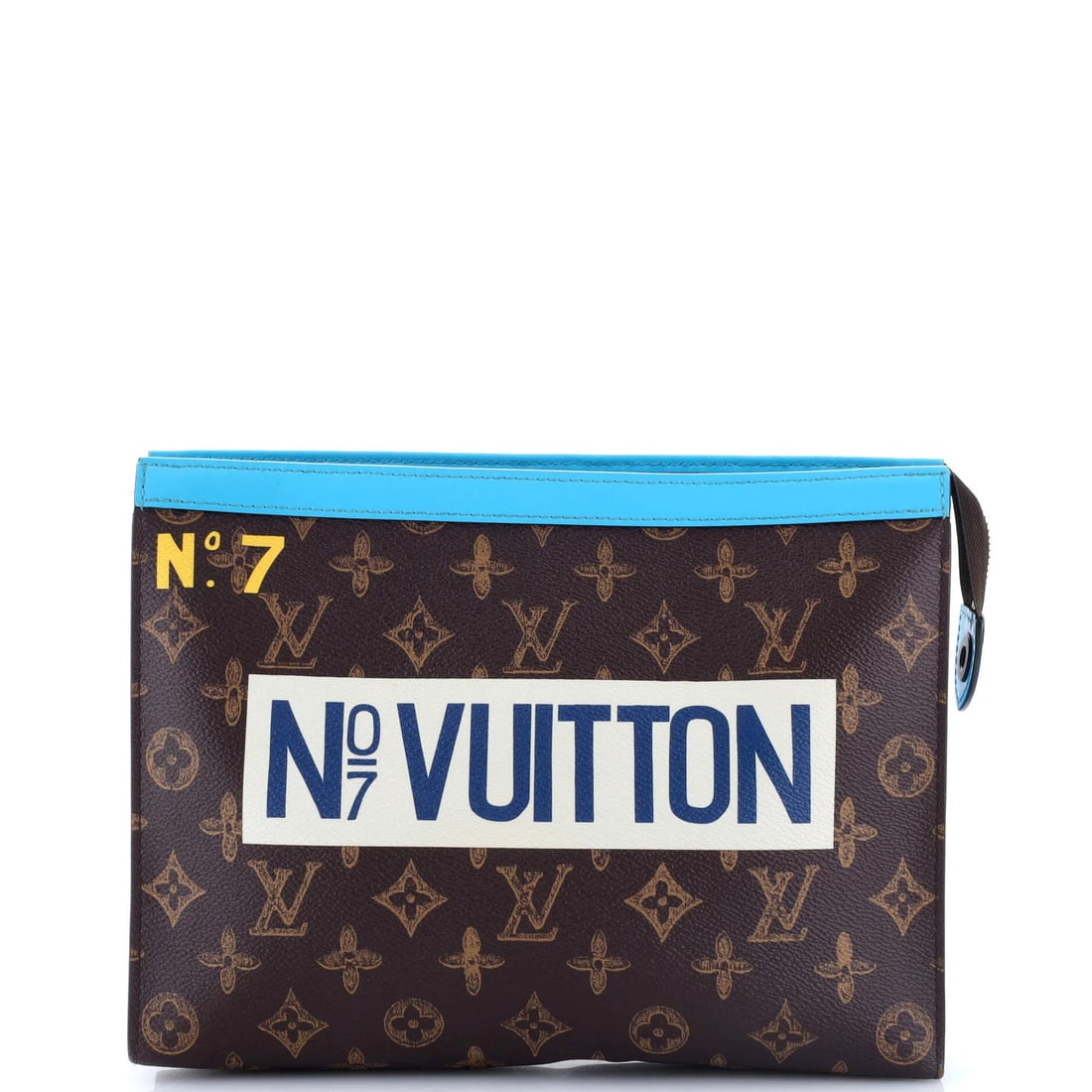 Louis Vuitton Vintage Monogram Canvas Pochette Voyage No. 7 Trunk L'Oeil MM: Louis Vuitton Vintage Monogram Canvas Pochette Voyage No. 7 Trunk L'Oeil MM A rare and coveted piece from Louis Vuitton's iconic collection, this vintage Pochette Voyage No. 7 Trunk L'Oeil MM boasts