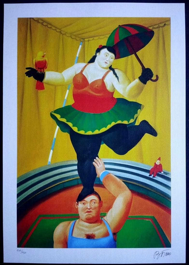 Numbered Fernando Botero Lithograph