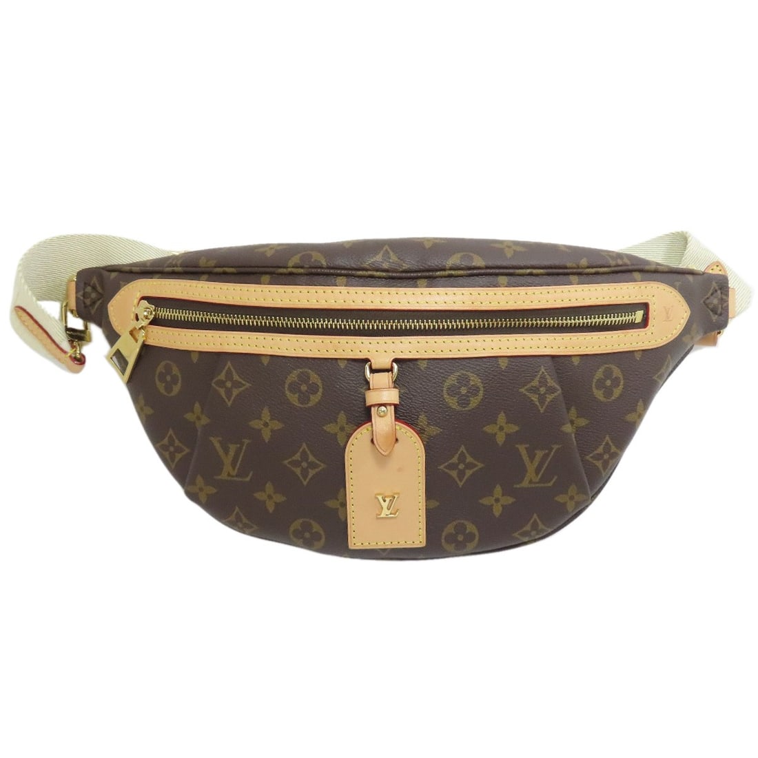Louis Vuitton M46784 High-Rise Waist Bag in Monogram Canvas: Louis Vuitton M46784 High-Rise Waist Bag in Monogram Canvas Elevate your style with the iconic Louis Vuitton M46784 High-Rise Waist Bag, crafted from luxurious monogram canvas that exudes timeless
