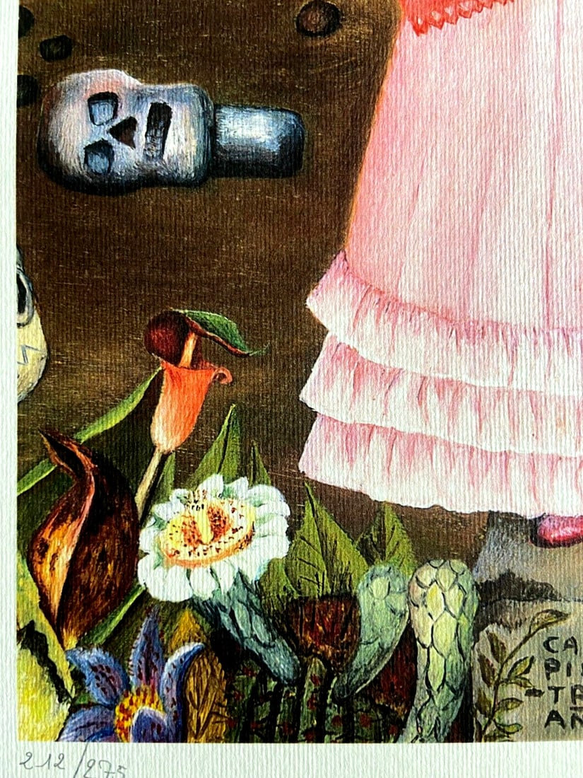 Numbered Frida Kahlo Lithograph - 5