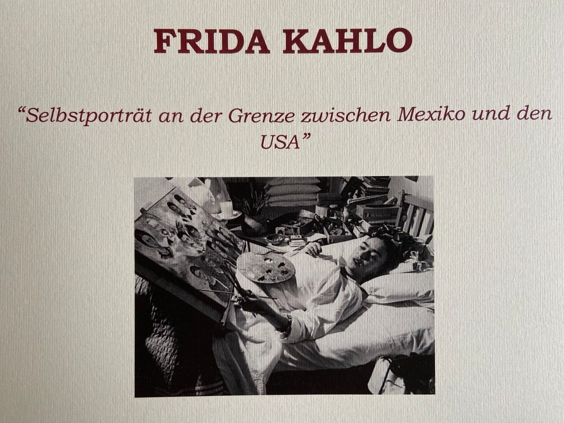 Numbered Frida Kahlo Lithograph - 8
