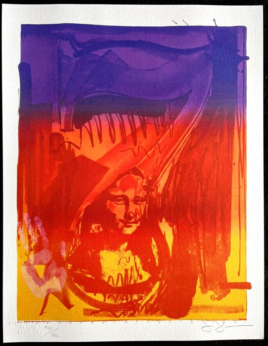 Limited Jasper Johns Lithograph Numbered - 2