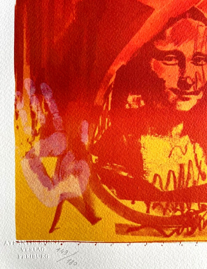 Limited Jasper Johns Lithograph Numbered - 6