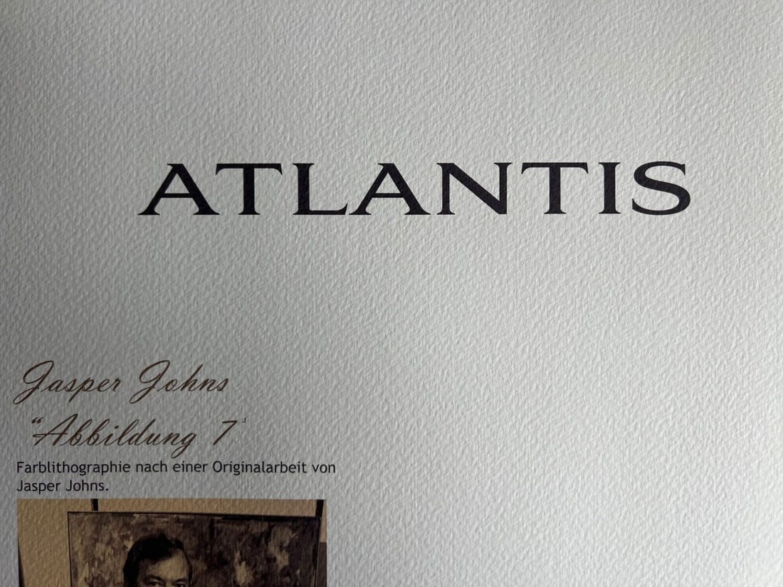 Limited Jasper Johns Lithograph Numbered - 9