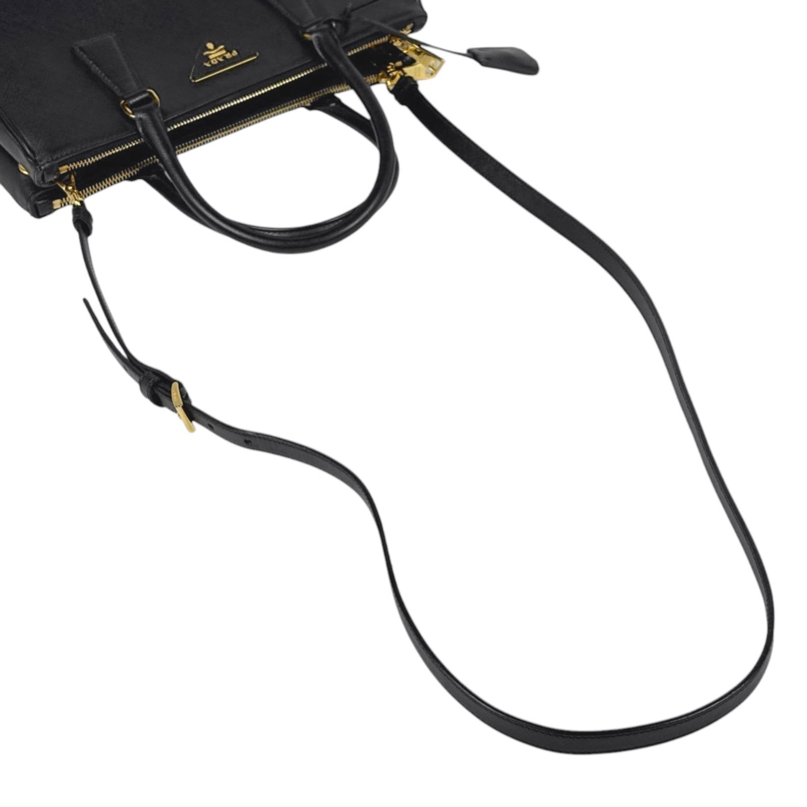 Prada Leather Shoulder Bag - 11