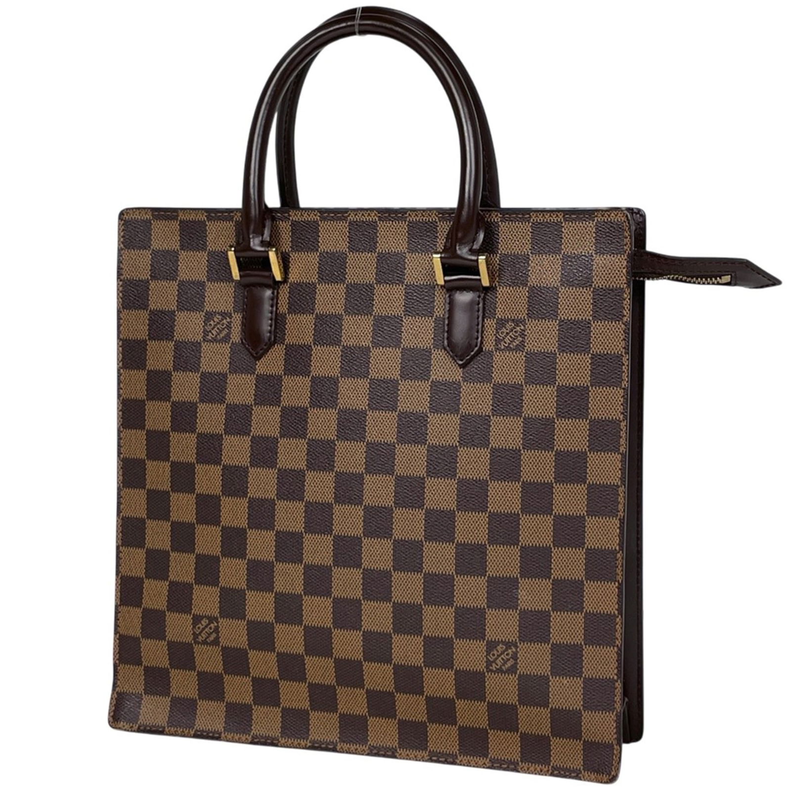 Louis Vuitton Damier Canvas Tote Bag: Louis Vuitton Damier Canvas Tote Bag A timeless and iconic Louis Vuitton Damier canvas tote bag, perfect for everyday use, boasts the classic brown color and distinctive Damier pattern that has been