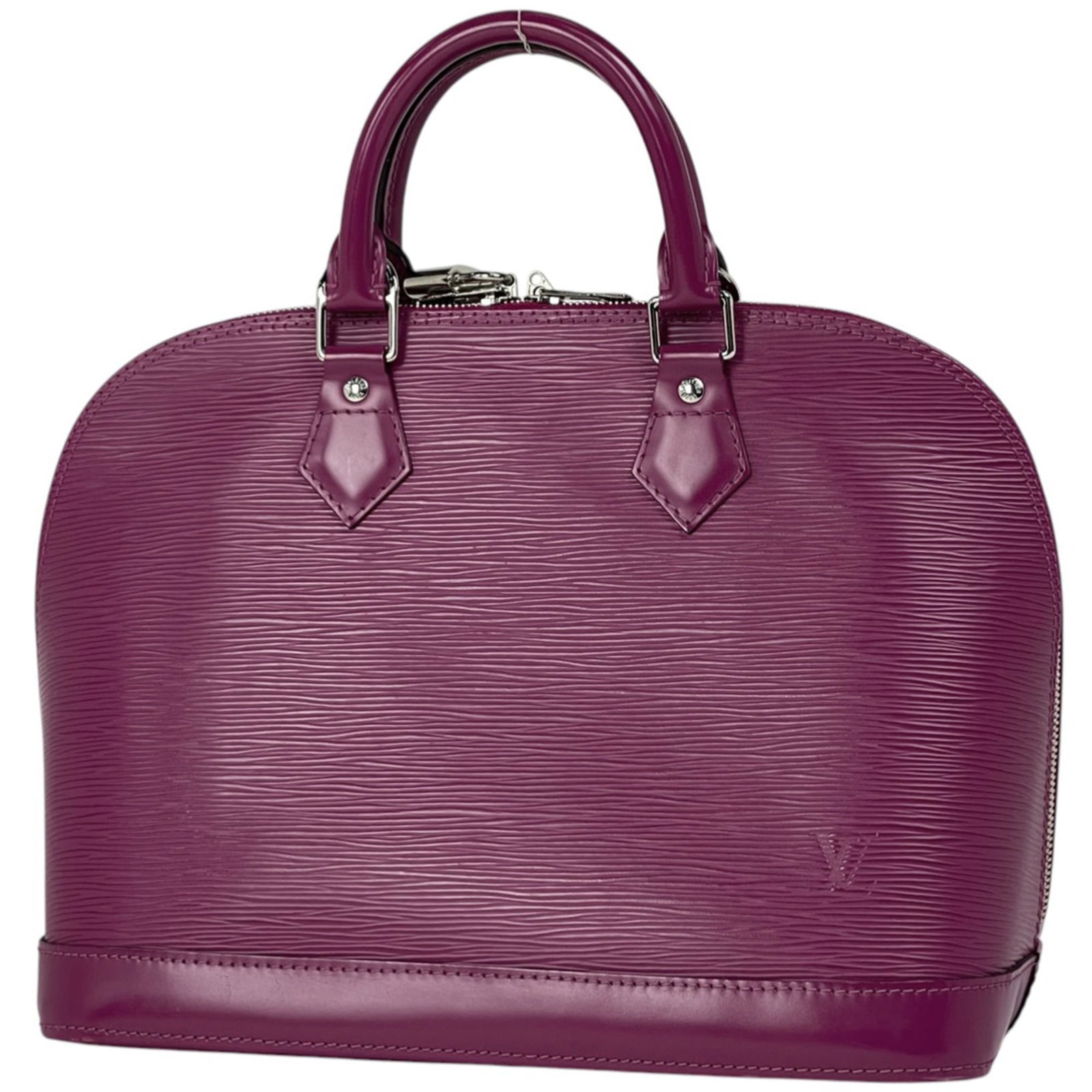 Louis Vuitton Epi Leather Handbag: Louis Vuitton Epi Leather Handbag A stunning Louis Vuitton Epi Leather handbag in rich purple, boasting the iconic monogram pattern and premium epi leather construction that sets it apart from more