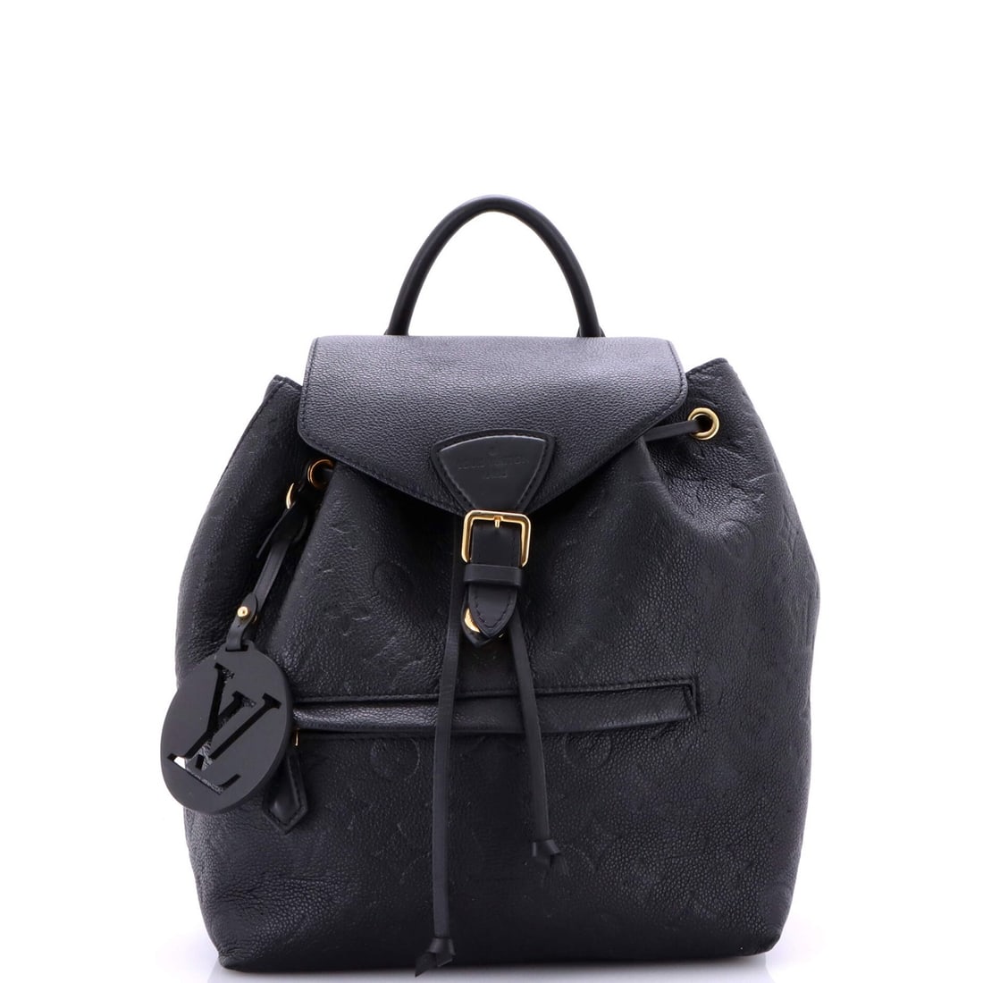 Louis Vuitton Montsouris NM Backpack - Monogram Empreinte Leather PM: Louis Vuitton Montsouris NM Backpack - Monogram Empreinte Leather PM The Louis Vuitton Montsouris NM Backpack is a timeless classic, boasting the iconic Monogram Empreinte Leather PM in sleek black. W