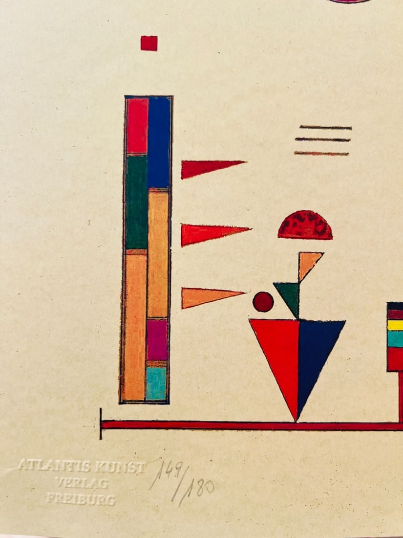 Numbered Wassily Kandinsky Lithograph - 7