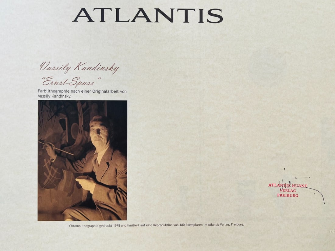 Numbered Wassily Kandinsky Lithograph - 9