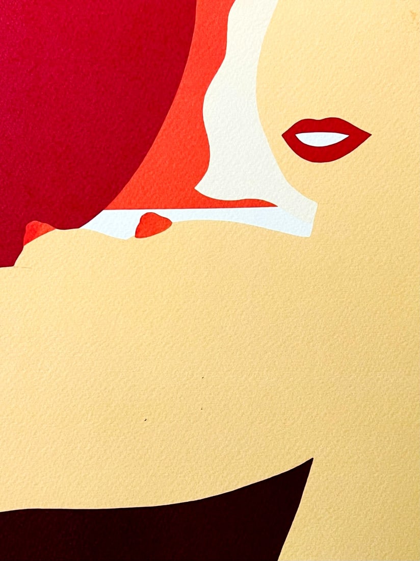 Numbered Tom Wesselmann Lithograph Op - 2