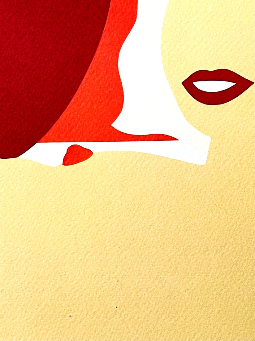 Numbered Tom Wesselmann Lithograph Op - 3