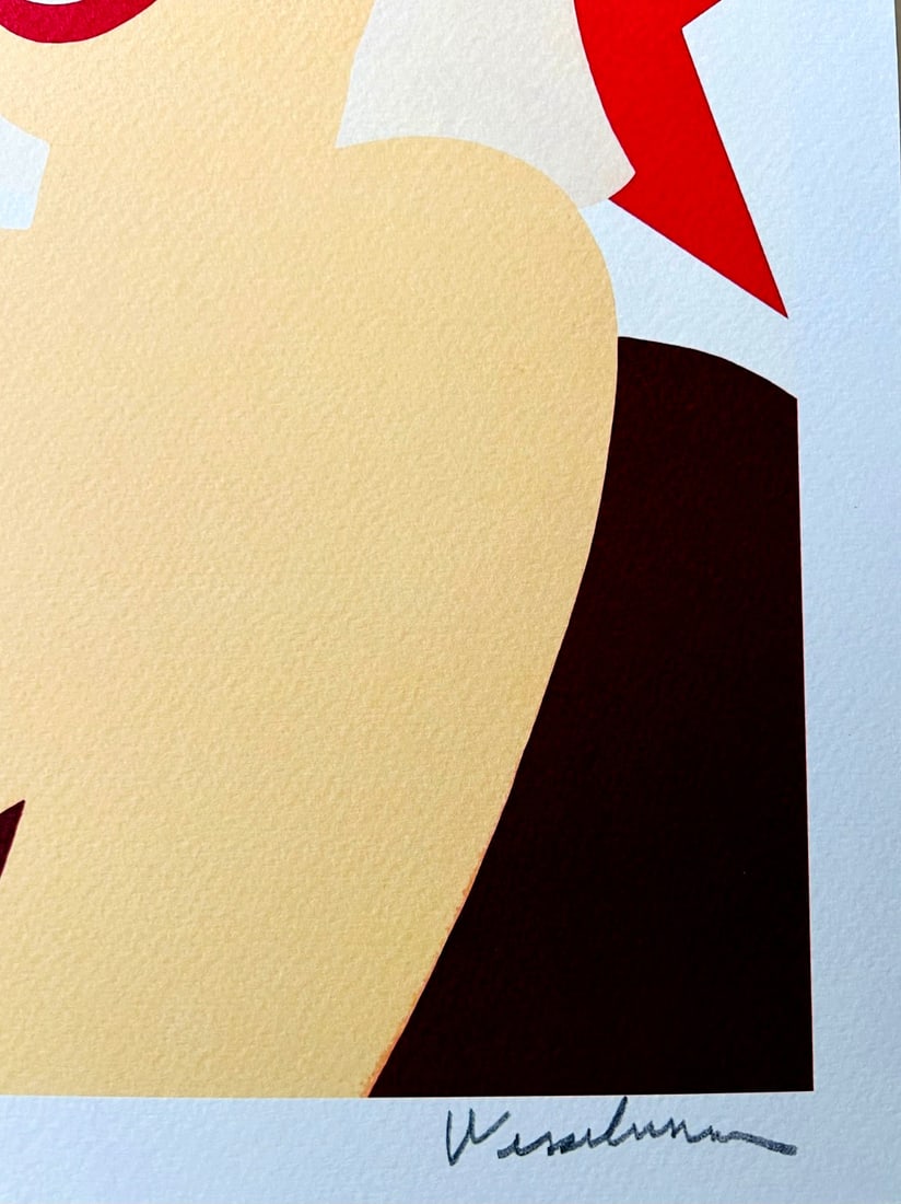 Numbered Tom Wesselmann Lithograph Op - 6