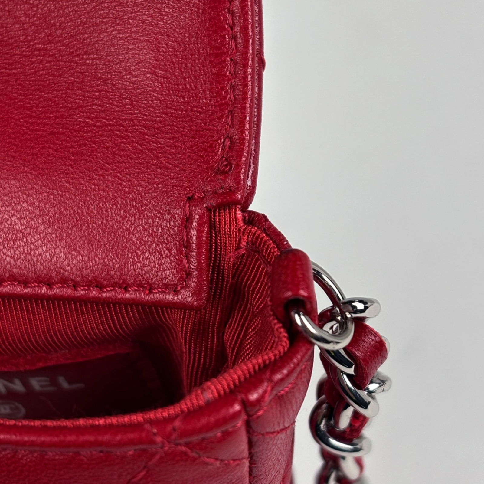 Leather Chanel Pouch - 5