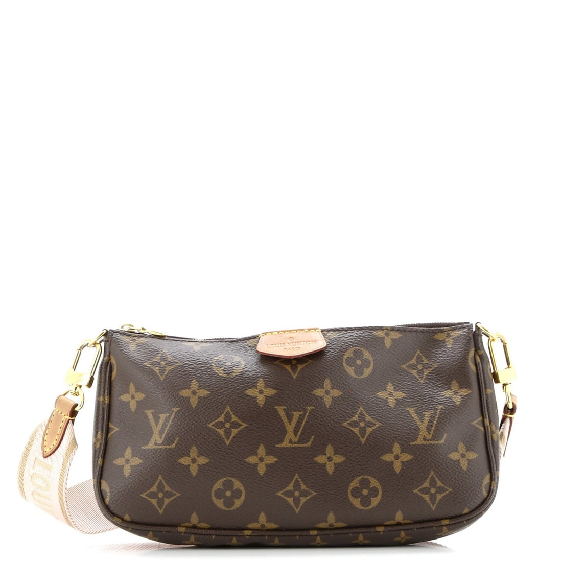 Canvas Louis Vuitton Multi Pochette Accessoires Monogram: Canvas Louis Vuitton Multi Pochette Accessoires Monogram A rare opportunity to own a timeless piece of luxury - the iconic Louis Vuitton Multi Pochette Accessoires Monogram canvas cross body bag. With