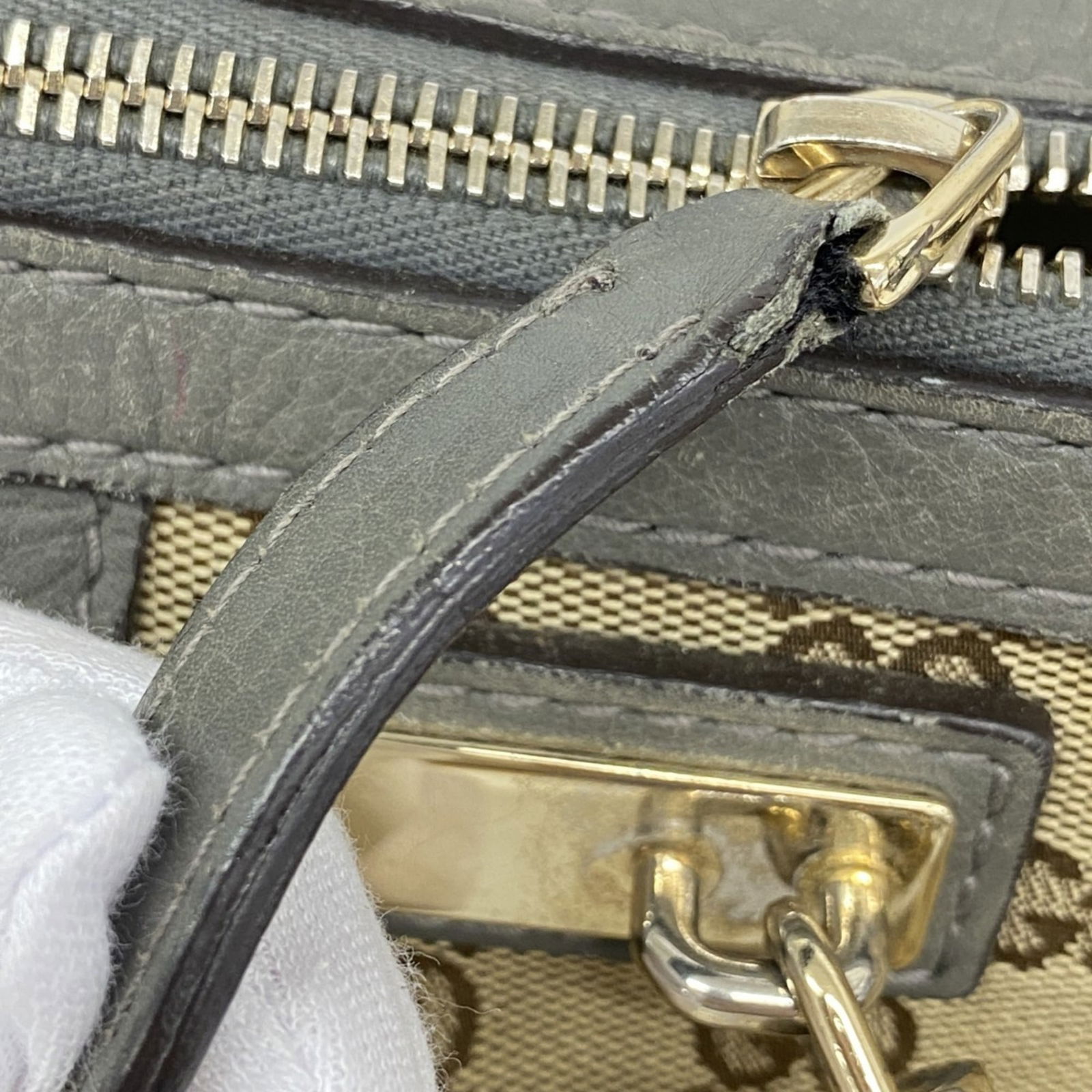 Gucci Canvas Handbag - 11