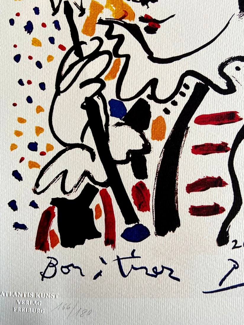 Picasso Lithograph, Handmade, Numbered - 5