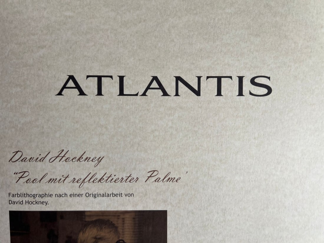 Numbered David Hockney Lithograph - 10