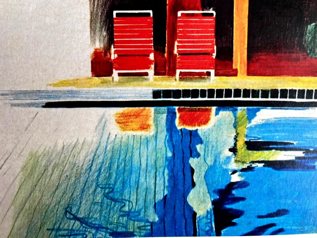 Numbered David Hockney Lithograph - 5