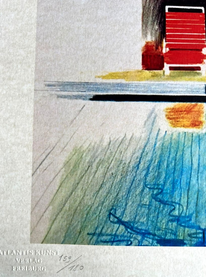 Numbered David Hockney Lithograph - 7