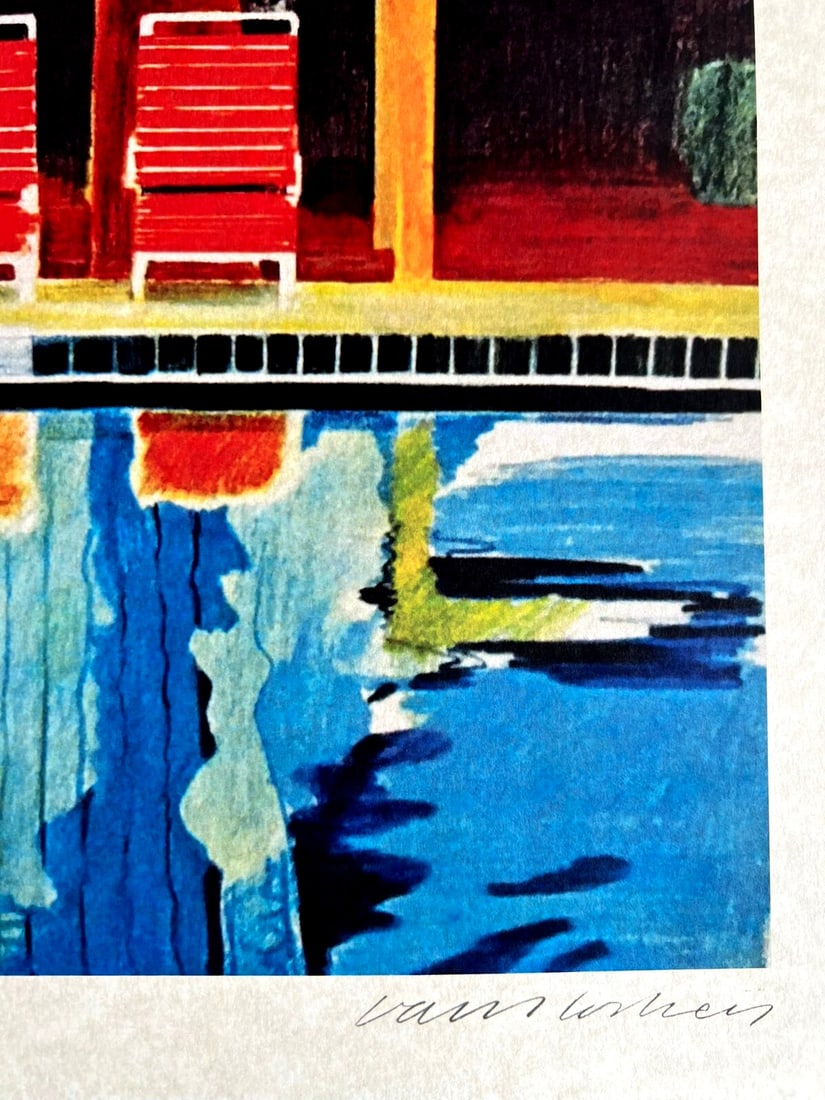 Numbered David Hockney Lithograph - 8