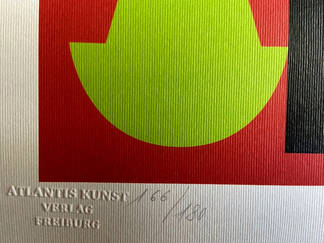 Numbered Auguste Herbin Lithograph - 5