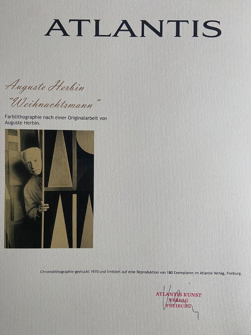 Numbered Auguste Herbin Lithograph - 7